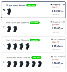 konpresio knee sleeve
